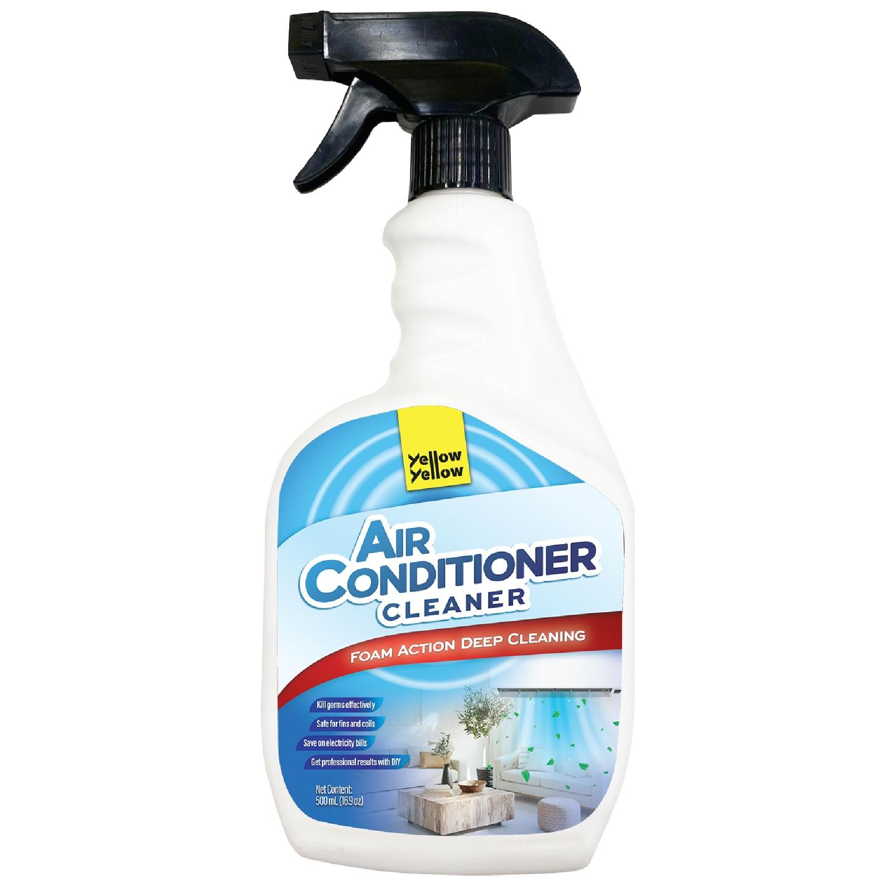 Yellowyellow AIR CONDITIONER Cleaner With DEEP FOAMING Action 500ML